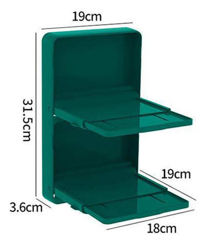 Apilamiento De Platos Laterales Almacenamiento En La Verde
