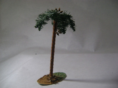 Nico 4 Palmera De 14 Cm De Alto Artesanal Ho (arv 56a)