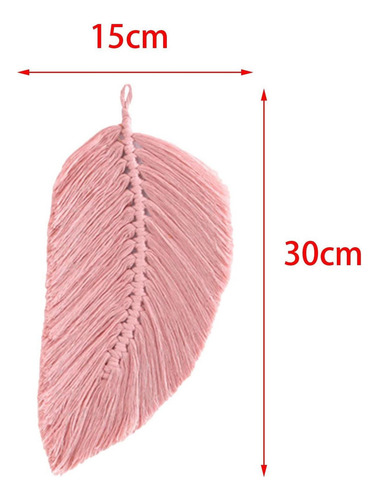 Elegante Tapiz Bohemio De Macramé Con Hojas De Macramé Para