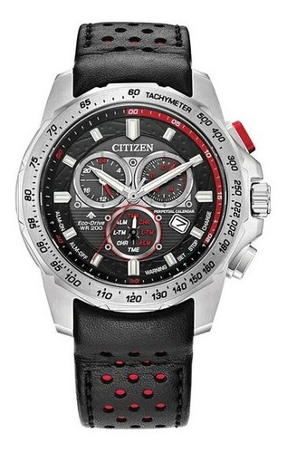 Reloj Citizen Promaster Pcat Bl557001e Hombre Color De La Malla Negro Color Del Bisel Plateado Color Del Fondo Negro