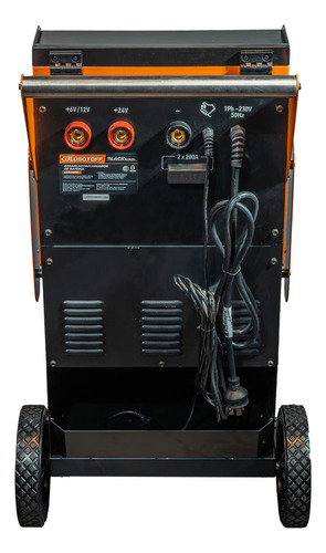 Cargador De Batería 6-12-24v Arrancador 750a Lusqtoff Black