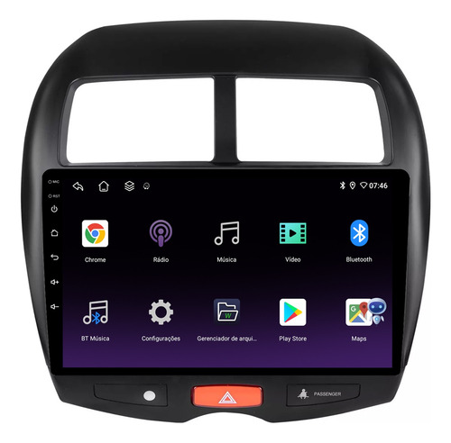 Kit Multimidia Asx 10p Android 14 Carplay 2gb 64gb