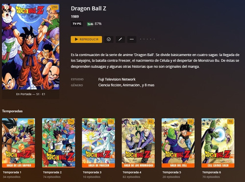 Todas La Temporadas De Dragon Ball - Completamante On Line