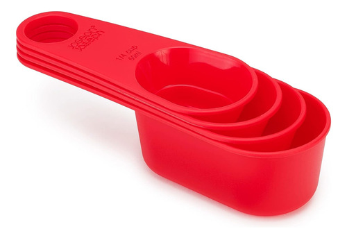 Juego De Tazas Medidoras Duo De 4 Piezas Con Asas De Clip, C