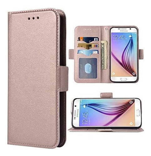 Para Samsung Galaxy S6 Active Wallet Case Y Wrisf1068