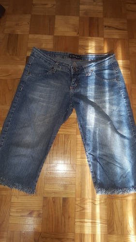 Jeans Bermuda Talle 40 Alicrada .18 Y Rio Negro
