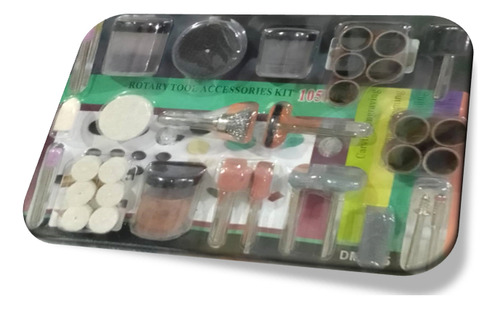 Kit Brocas Lijas, Cepillos Y Accesorios Para Dremel 105 Pcs