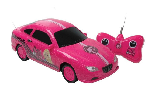 Carro Controle Remoto 3 Funções Barbie Fashion Car Candide