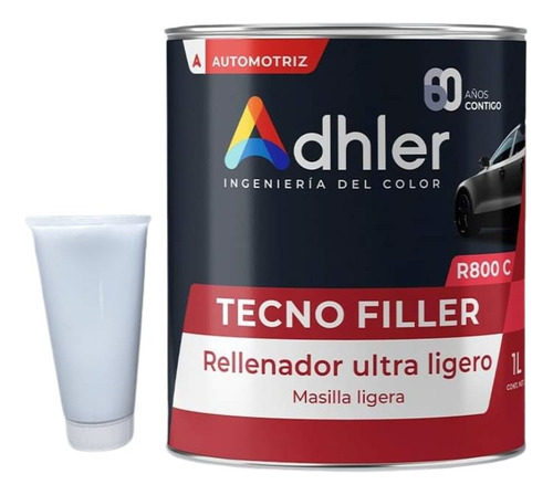 Resanador Automotriz Tecno Filler Adhler  .945 Ml 