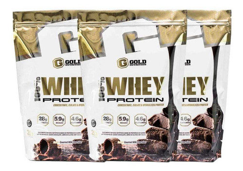 Whey Protein. Promo X 3 Kg. Combo Gold Nutrition. Outlet