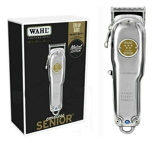 Wahl Pro Senior Metal Inalámbrica Edición Limitada Color Plateado