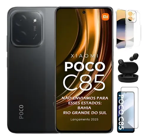 Celular Xiaomi Poco C85 Dual Sim 256gb 8gb + Brinde Completo