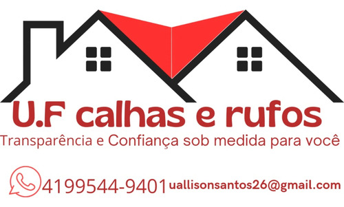 Serviço De Calhas E Coberturas Rufos Manutenção De Calhas.