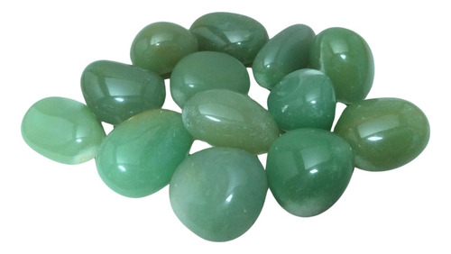 Pedra Natural Quartzo Verde Rolada Semipreciosa Pacote 150g
