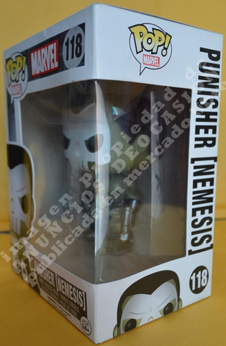 Funko Pop - Punisher Nemesis #218, Franquicia Marvel Comics (Usado)