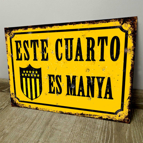 Chapa Retro Vintage Cartel Cuadro Decorativo Peñarol Cff008
