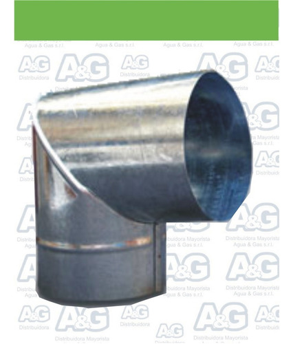 Caño / Tubo Zinc Ventilación De 5 Pulgadas X 1 Metro