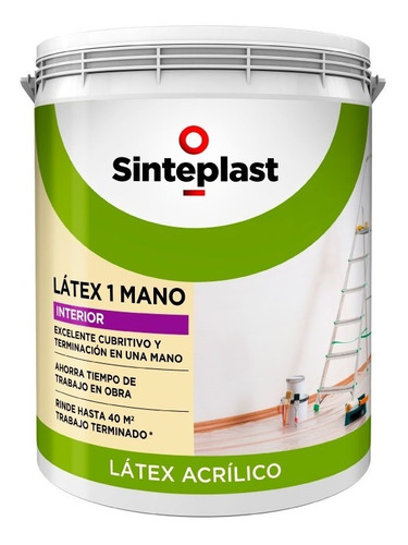 Látex Interior 1 Mano | Sinteplast | 4lt