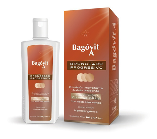  Bagovit A Emulsión Hidratante Autobronceante 200g 