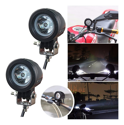 Faro Adicional Led Para Motocicleta A, 10 W, Motocicleta L 1