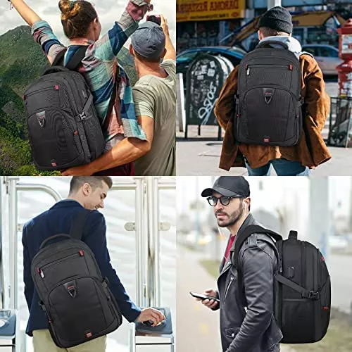 Mochila de viaje para hombres, mochila grande para hombres, mochilas para  laptop de 50 litros, mochila antirrobo XL extra grande para hombre, mochila