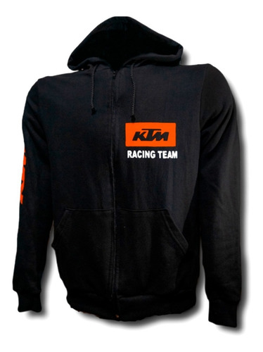 Imagen 2 de 7 de Buzo Canguro Capucha Ktm Moto Racing Red Bull Motoscba