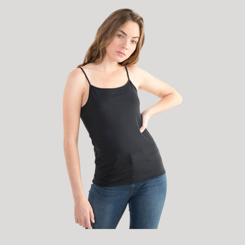 Poleras Pabilo Basica Mujer Bambu Camiseta Verano