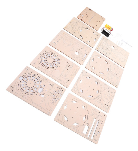 Kit Mecánico De Construcción De Maquetas De Madera, Rompecab