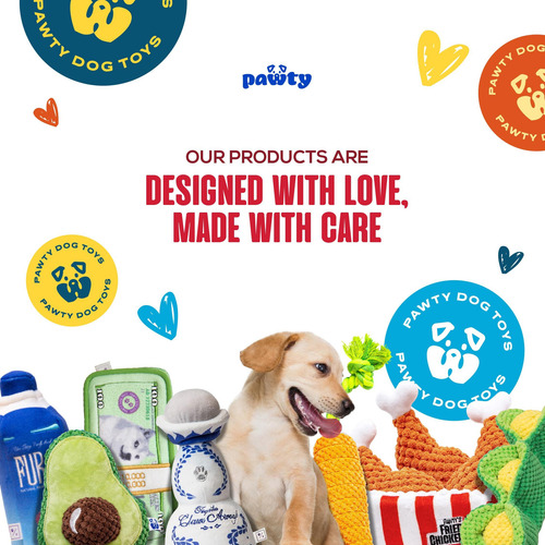 Caja De Comida China Pawty Juguete De Olfateo Para Perros Blanco