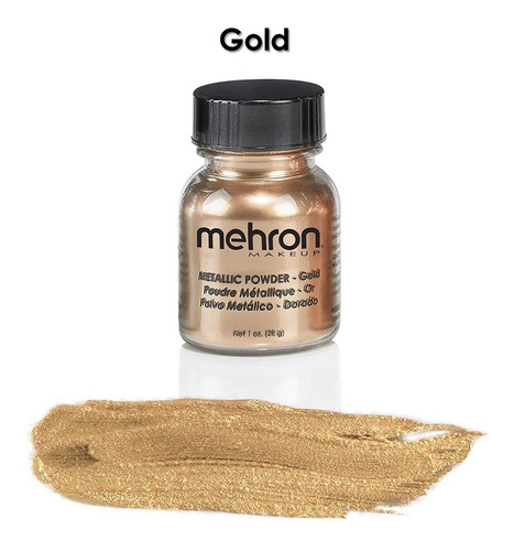 Mehron Polvo Metálico Dorado - g a $3453