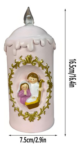 Vela Con Forma De Belén K Night Light, Navidad, Pesebre De L