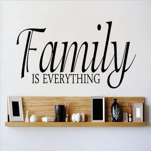  Omg  Family Is Everything Quote Home Decor Sticker Wal...