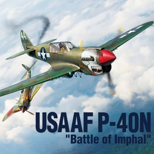 Avión Usaaf P-40n  Battle Of Imphal   Academy 1:48- 12341