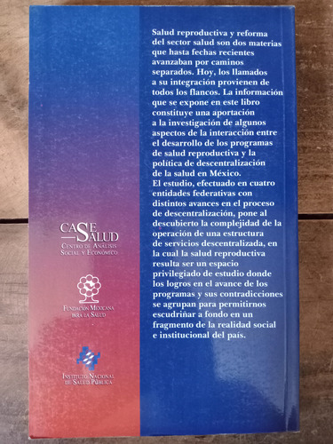 Nigenda Descentralización Y Programas De Salud Reproductiva