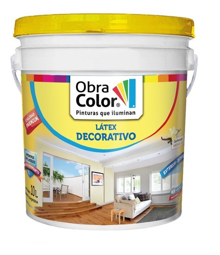 Pintura Látex Interior Exterior Decorativo Mate X 10 Litros