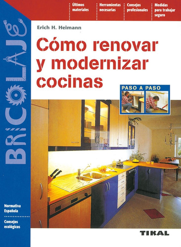 Libro Cómo Renovar Y Modernizar Cocinas (bricolaje)