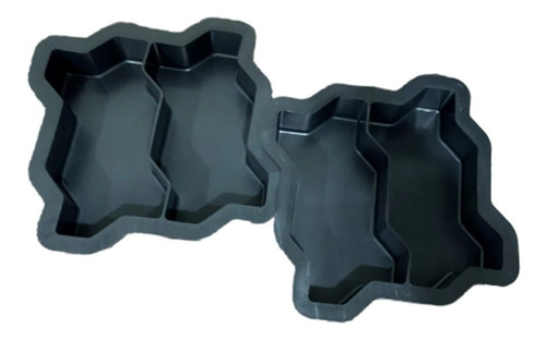Molde Pvc De Bloquete Intertravado Cimento 24x10x08 21 Peças
