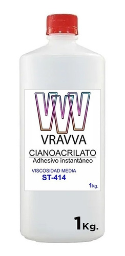 Cianoacrilato Pegamento Adherente St-414 Visc/media 1 Litro