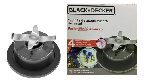 Cuchilla Licuadora Black And Decker Fusion Blade Quadpro 