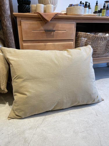 Imagen 2 de 5 de Almohadón 80x60 Liso Deco Living Cama Sillon Rectangular