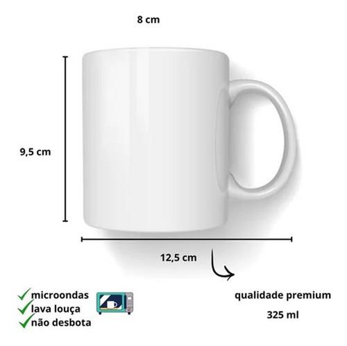 Caneca Temática Lilo Stitch Love - 325ml Branco Lilo & Stitch