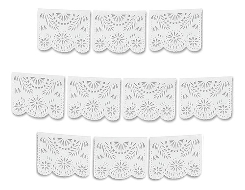 Imagen 1 de 6 de Olã Rico Pancarta De Plástico Mexicano De Papel Pica...