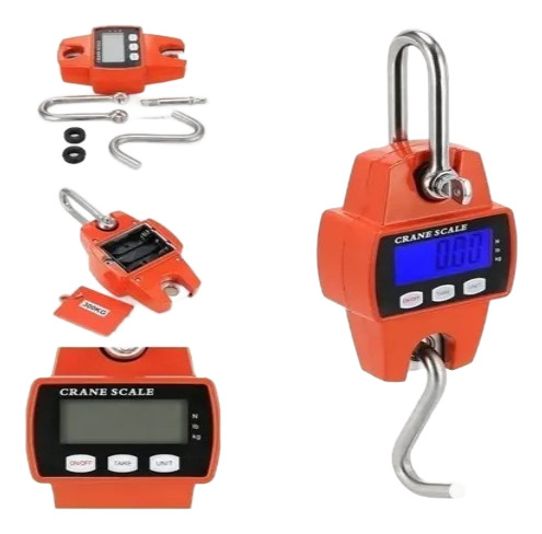 Balanza Digital Colgante Genérica 500kg Lcd Portátil