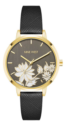 Reloj Nine West Mujer Carátula Floral