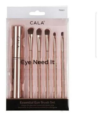 Set 5 Brochas De Ojos Profesional Cala Eye Need It Original