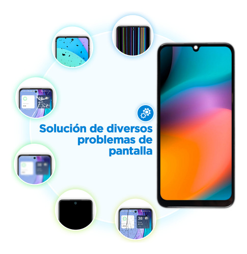 Pantalla Lcd Para Samsung A25 5g Con Marco Sm-a256e/sm-a256b