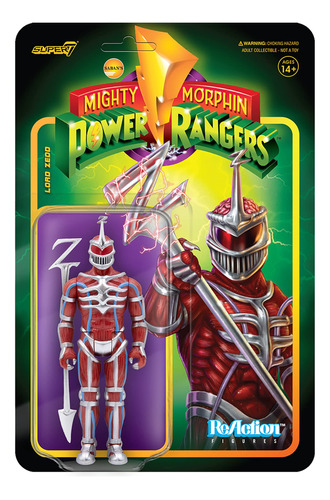 Super7 Mighty Morphin Power Rangers Lord Zedd - Figura De A.