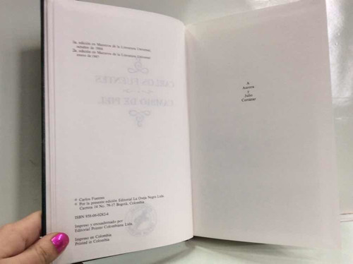 Imagen 3 de 4 de Cambio De Piel - Carlos Fuentes - Oveja Negra
