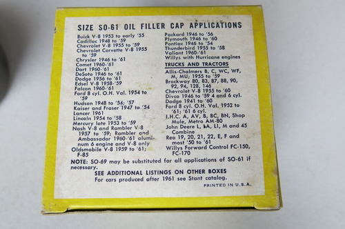 Tapa Aceite Fairlane 1960 1961 1962 1963 1964 1965 1966 1967