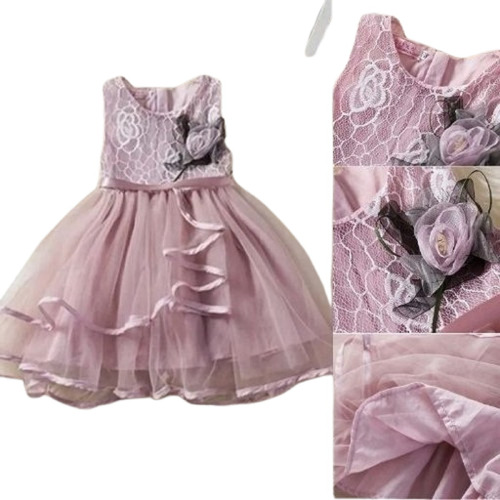 Vestido Elegante Para Bebes Y  Niñas Importado 